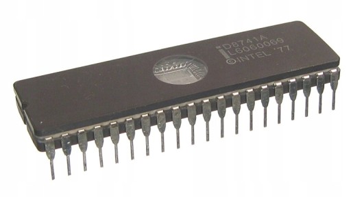 8741 D8741 z UVEPROM mikrokontroler 8-bit DIP40
