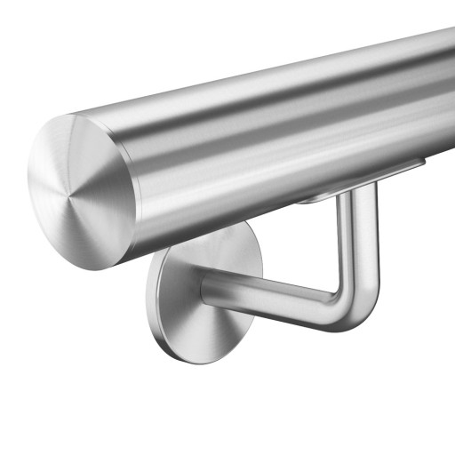 Poręcz ścienna, długość 400 cm, solidna rura o gr. 2,0 mm, stal nierdzewna