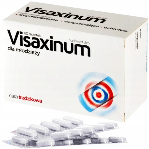 Visaxinum 60 tabletek Skóra Trądzikowa