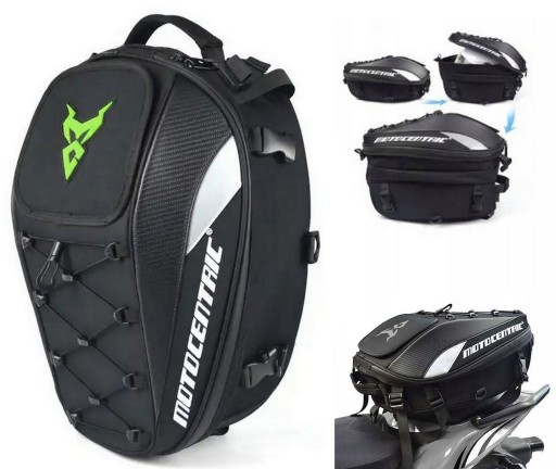 PLECAK MOTOCYKLOWY MOTOCENTRIC 2w1 TORBA NA KASK / TORBA NA SIEDZENIE