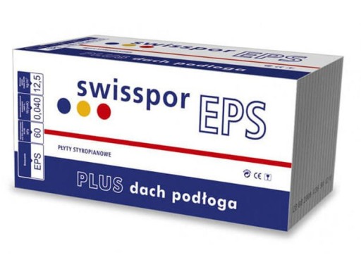 STYROPIAN SWISSPOR PLUS DACH PODŁOGA 0,040 GR 10CM