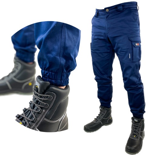 Joggery ROBOCZE BHP DuduWork Granat Elastyczne 54