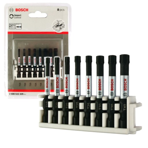 ZESTAW 8 BITÓW TORX IMPACT CONTROL BOSCH