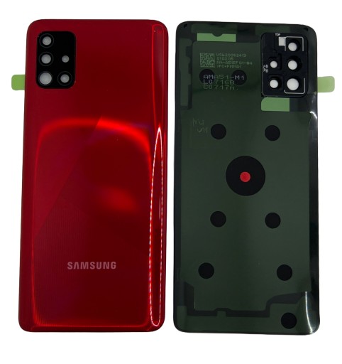 Tylna Klapka Baterii Samsung Galaxy A51 Czerwony/Red