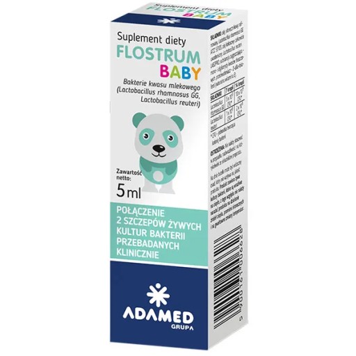 Flostrum Baby krople 5 ml probiotyk DATA