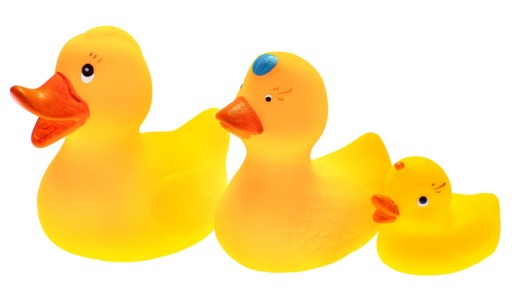 GUMOWE KACZUSZKI DO KĄPIELI 3 SZT HENCZ TOYS