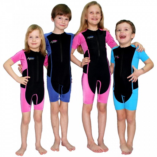 Neopren dziecięcy Agama SILKY 1,5 mm - 4/5 lat różowy