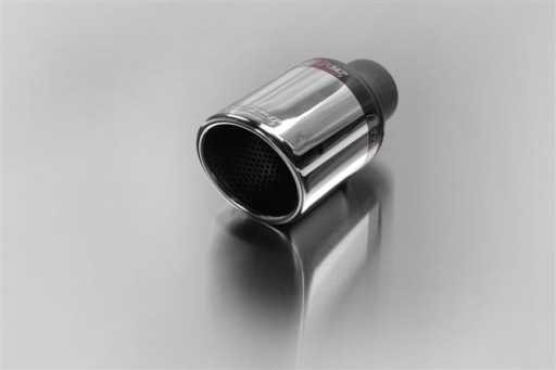 KOŃCÓWKA TŁUMIKA ŚCIĘTA NIERDZEWNA BUZZER 90MM
