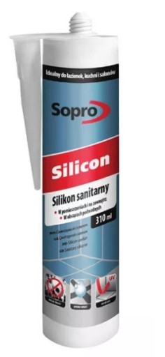 SOPRO Silikon Sanitarny 310ml Bezbarwny (00)