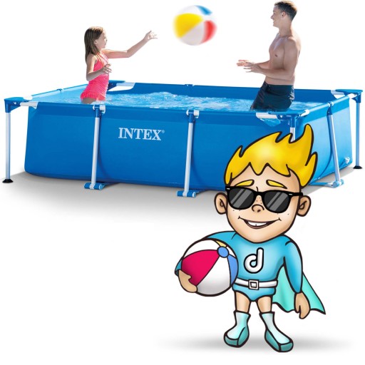 BASEN STELAŻOWY 300X200X75CM INTEX 2 OGRODOWY MOC!