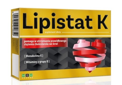 Lipistat K x30 tabl Monakolina Cholesterol