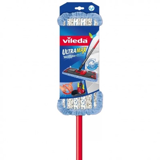 Mop płaski Vileda ULTRAMAX MICRO & COTTON z trzonkiem teleskopowym - 1 szt