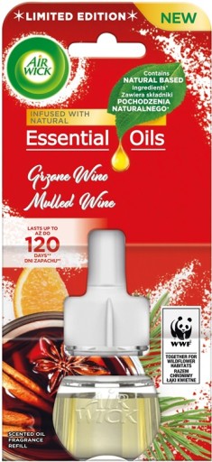 Odświeżacz powietrza AIR WICK Grzane Wino Mulled Wine 19 ml ZAPAS