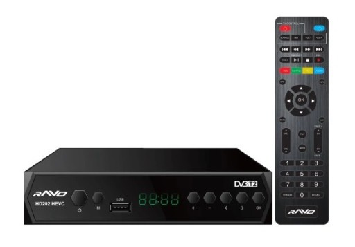 Dekoder HD Tuner DVB-T2 H.265/HEVC + kabel HDMI