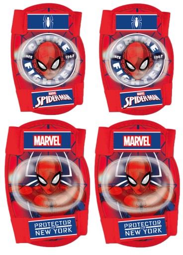 4x OCHRANIACZ NA KOLANA ŁOKCIE OSŁONA SPIDER-MAN