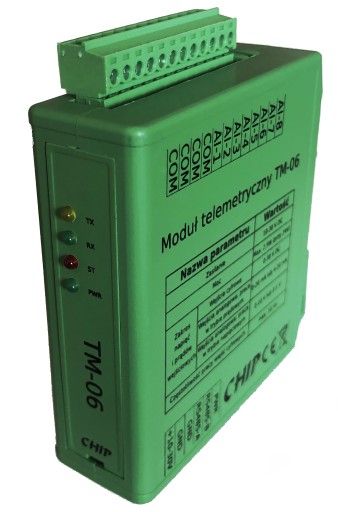 Moduł 8 wejść 5V 10V 4-20mA RS 485 Modbus RTU