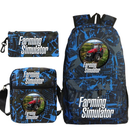 FARMING SIMULATOR ZESTAW PLECAK TORBA PIÓRNIK