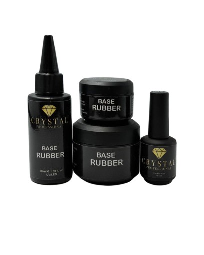 Baza kauczukowa Crystal Professional Base Rubber 12ml z pędzlem