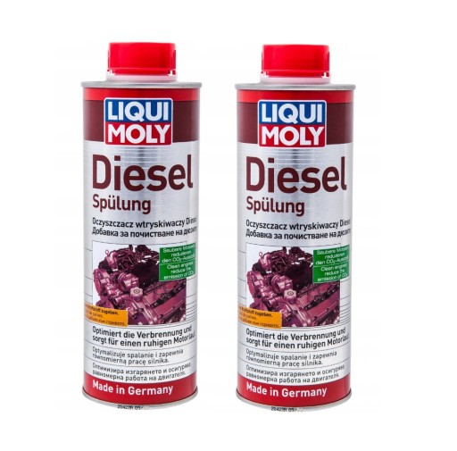 Liqui Moly Diesel Spulung 0,5L Czyści wtryski 2szt