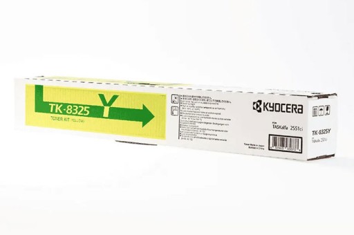 Toner Yellow Kyocera 2551ci (TK8325Y, TK-8325Y, 1T02NPANL0)