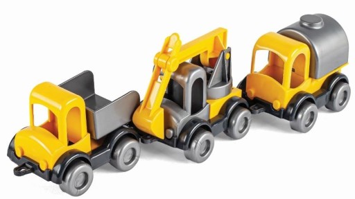 Kid Cars zestaw POJAZDY BUDOWLANE WADER 60021