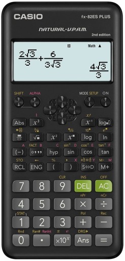 MAS24 KALKULATOR NAUKOWY CASIO FX 82ES PLUS 2nd