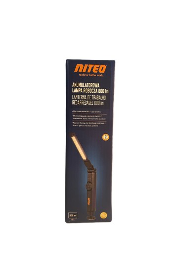 Akumulatorowa składana Lampa Robocza 600lm Niteo Tools