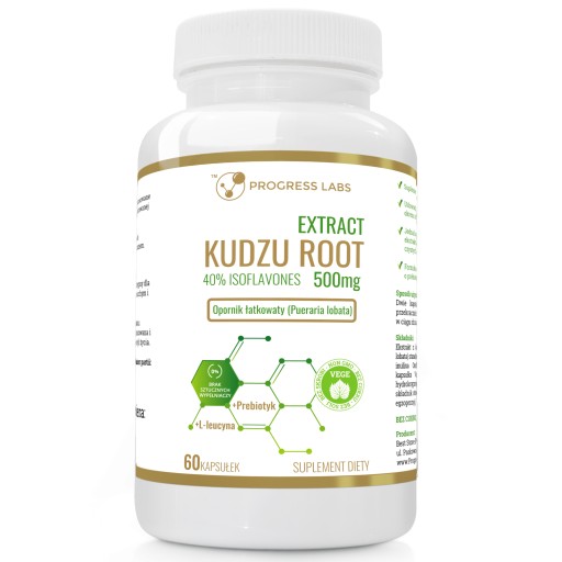 KUDZU ROOT Extract 500mg 40% isoflavones 60kaps