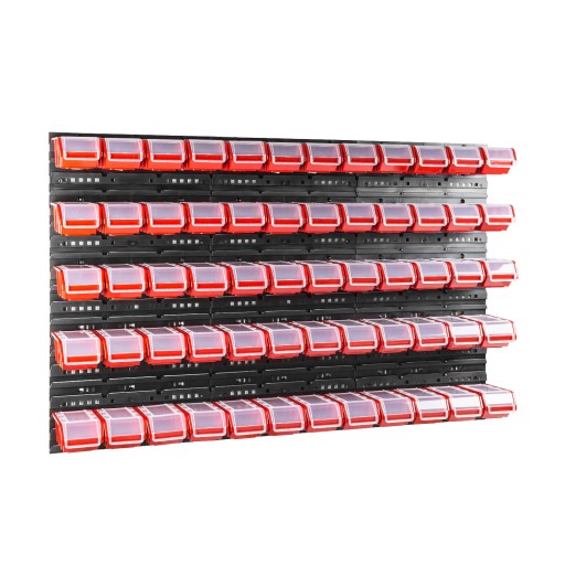 Ścianka 120x80cm + 60 kuwet pokrywki organizer