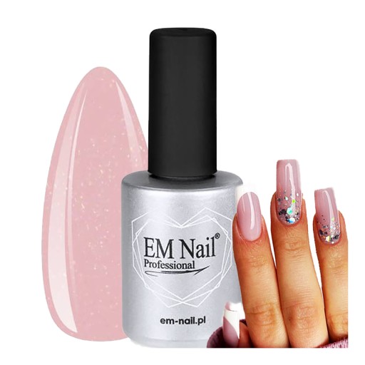 EM Nail Baza Power Base Hybryda 15ml Parisian Pink