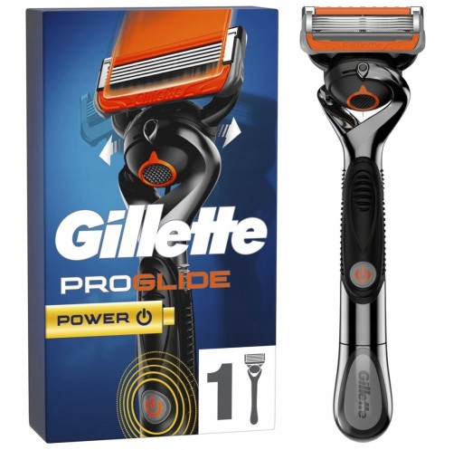Maszynka do Golenia Gillette Proglide Power + nożyk - Oryginał - Na Prezent