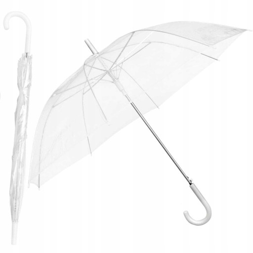WEISNER ORYGINALNY PRZEZROCZYSTY PARASOL PARASOLKA DAMSKA PARASOL DAMSKI