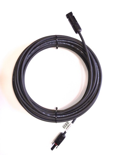 Przedłużacz solarny 3m/6mm2 czarny (H1Z2Z2-K)