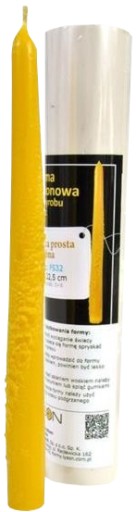 Forma sylikonowa ŚWIECA PROSTA OZDOBNA 22,5cm FS32