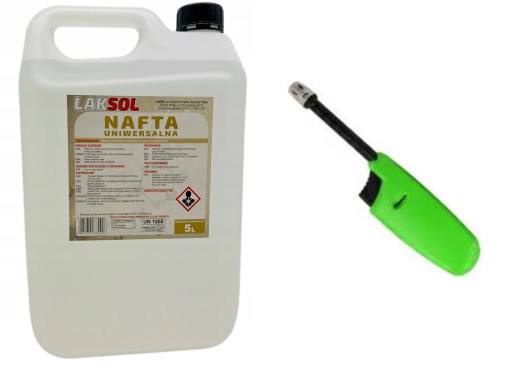 NAFTA UNIWERSALNA OŚWIETLENIOWA 5L + ZAPALNICZKA