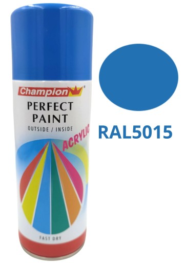 NIEBIESKA JASNA farba SPRAY aerozol 400ml RAL5015