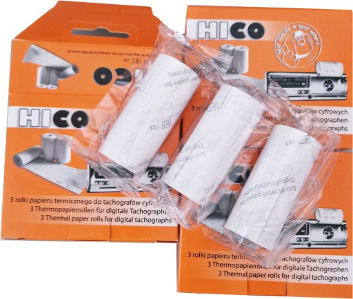 PAPIER DO TACHO ROLKA TERMOPAPIER 3 ROLKI CYFROWY