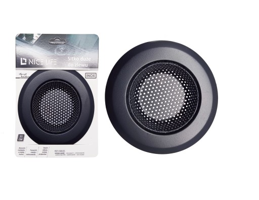 Sitko Filtr Do Zlewu Umywalki Wanny CZARNE 11cm SO12