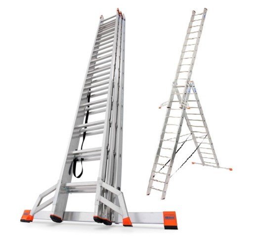 Drabina alu Krause Tribilo 3x14 129727 10.9m + TRIGON