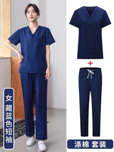KOMPLET MEDYCZNY KOSZULKA SPODNIE UNIFORM DAMSKI