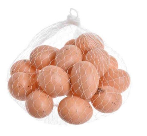 Jajka dekoracyjne plastikowe 4cm 18 szt. wielkanoc