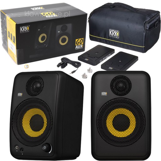 KRK GoAux 4 MONITORY STUDYJNE KOMPLET torba mikrof