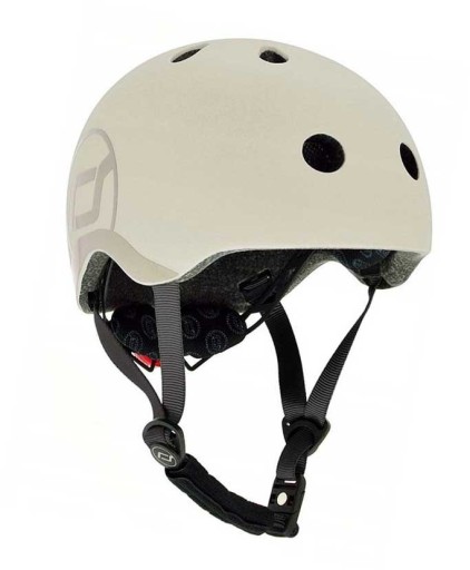 Kask rowerowy dziecięcy na hulajnogę Scoot and Ride rozm. S-M 3L+ Ash