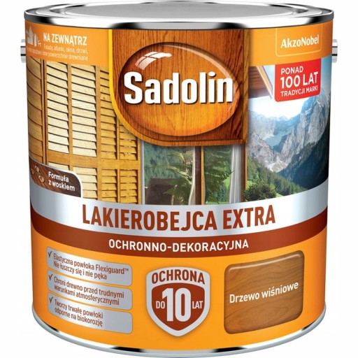 SADOLIN EXTRA 2,5L Lakierobejca DRZEWO WIŚNIOWE