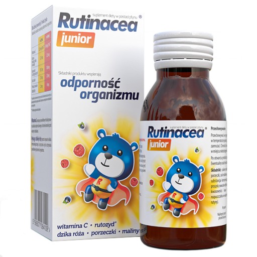 RUTINACEA JUNIOR SYROP dla DZIECI 100ml ODPORNOŚĆ