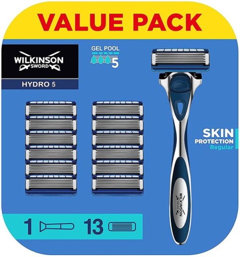 WILKINSON SWORD MEN HYDRO5 SKIN OSTRZA DO MASZYNKI DO GOLENIA 12SZT