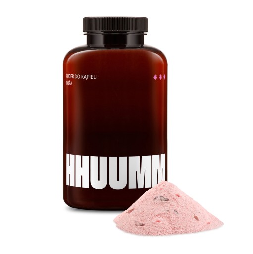 Puder do kąpieli róża 350g HHUUMM