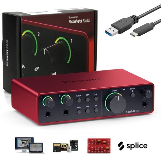 Focusrite Scarlett 2i2 4th Gen Box Edition