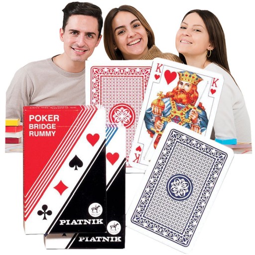 Karty do BRYDŻA Piatnik Karty Poker Brydż ZESTAW