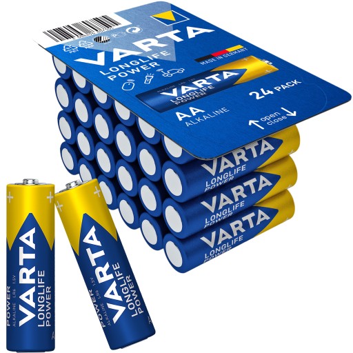 Baterie VARTA AA LR6 R6 LONGLIFE POWER 24 sztuki